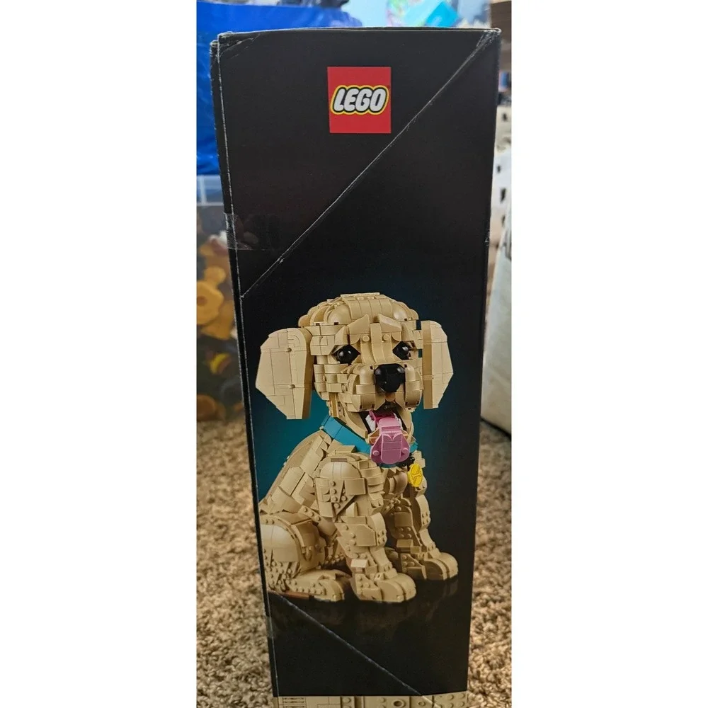 Lego-Icons-Golden Retriever Puppy Building Set (NWT) 11384